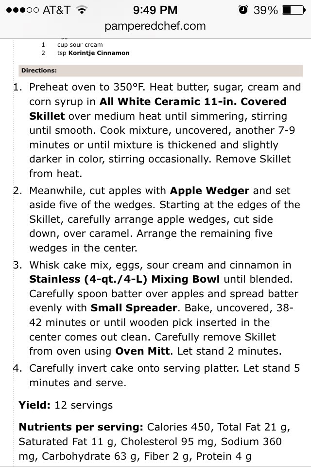 How To Make Caramel Apple Skillet Cake