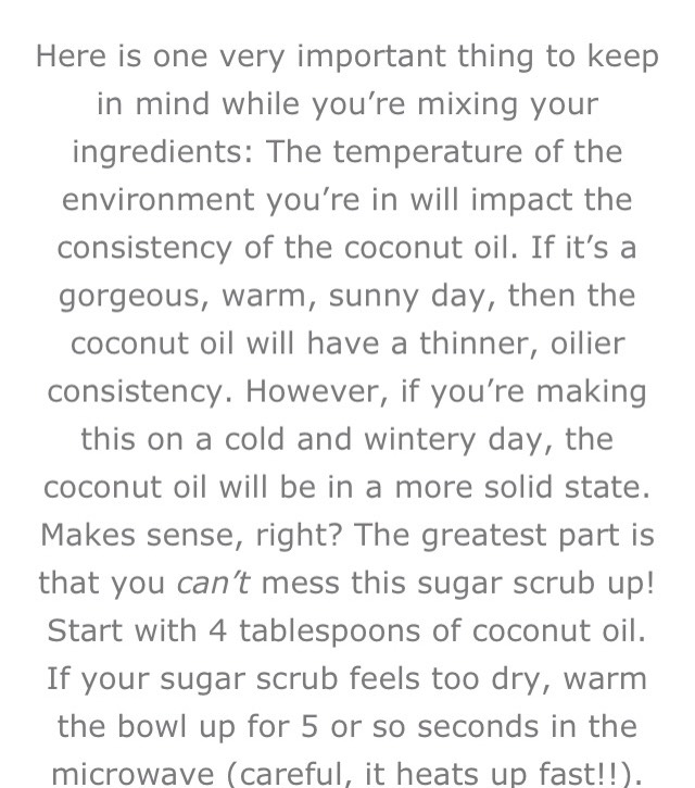 SHAVED COCONUT SUGAR SCRUB 💛💛