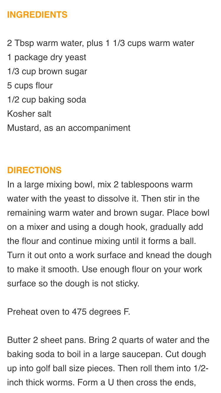 Soft Pretzel Recipe 😛✨