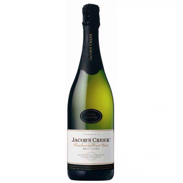 Jacob's Creek Sparkling Brut (750mL), $11
It’s time to re-train your brain on Australian wine. It’s not all Shiraz and kangaroos. This bubbly is a blend of Chardonnay and Pinot Noir, two varieties that produce some sick high-end Aussie wines. It offers bright citrus and mineral notes.