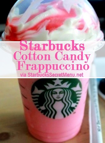 •Vanilla Bean Frappuccino
•Add Raspberry Syrup (1 pump tall, 1.5 pumps grande, 2 pumps venti)
