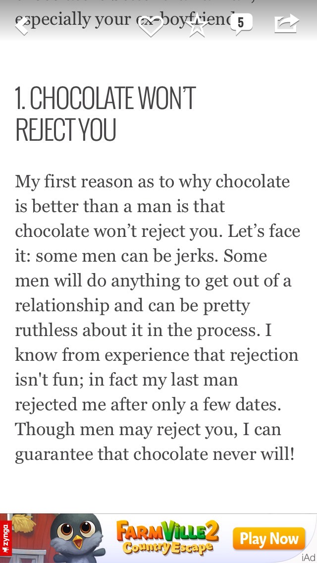 7 Reasons Why Chocolate Is Better Than A Man ...