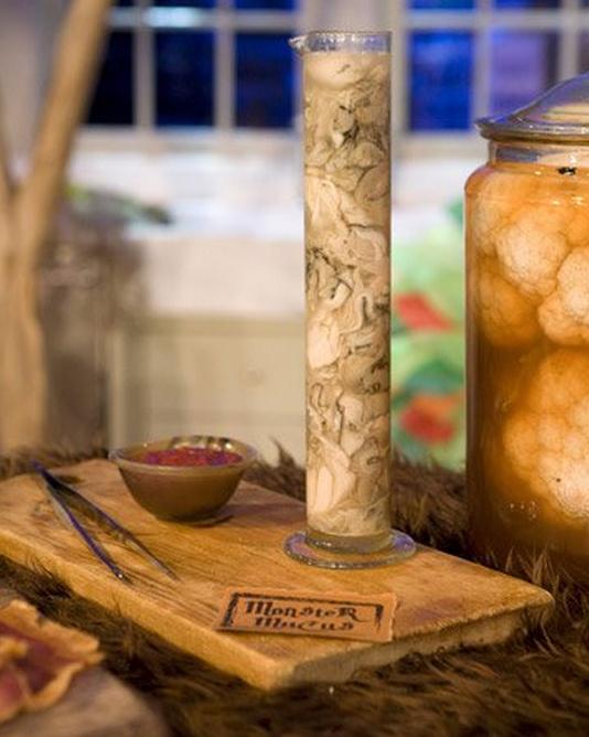 Monster Mucus

Shuck oysters, reserve juices, pour everything into a tall pitcher. Definitely scary. 

http://www.marthastewart.com/338949/monster-mucus?czone=holiday%2Fhalloween-center%2Fhalloween-center-desserts&gallery=275177&slide=338949&center=276965