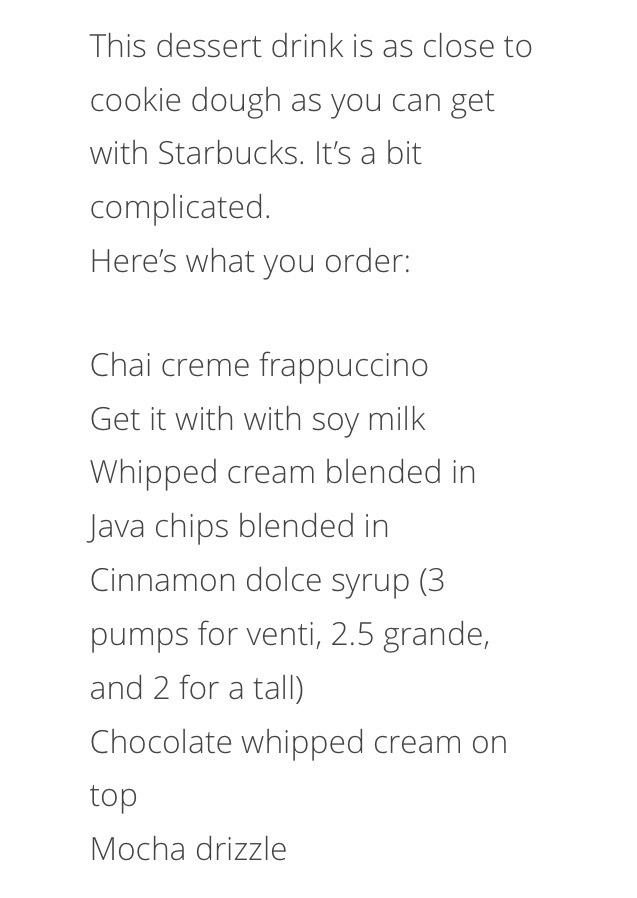 15 Secret Starbucks Menu Recipes 👍☕️