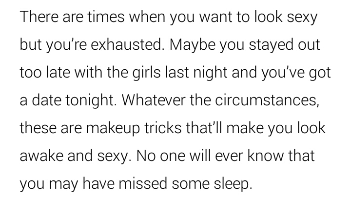 7 Makeup Tips To Make You Look More Awake And Sexy!!