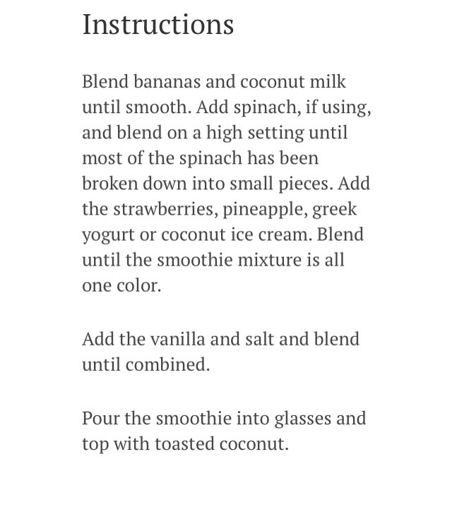 Creamy Strawberry Banana Piña Colada Smoothie 