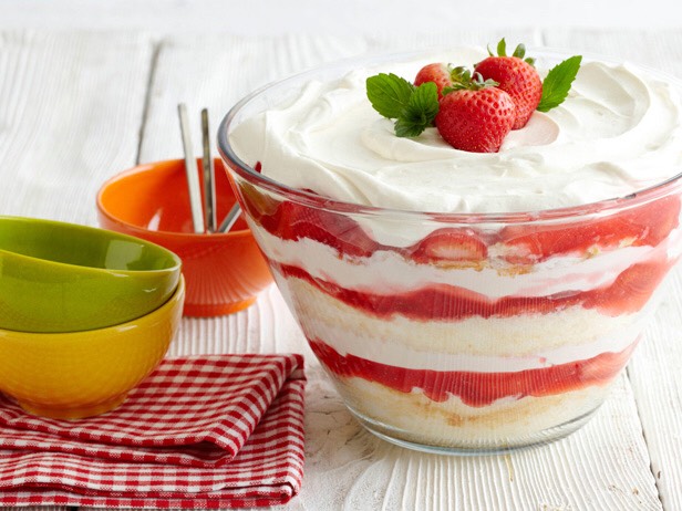 Make a home-made short cake! Find any simple recipe online. 