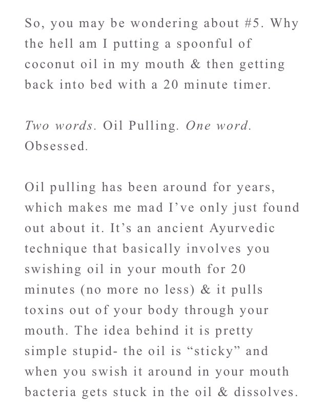 The Benefits Of Oil Pulling π¬