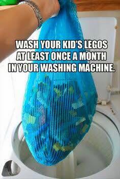 Use delicate was bag to was Legos 