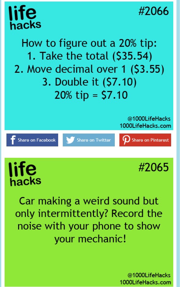 Some Day To Day Life Hacks 😉