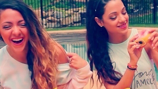 5.) Niki (left) and Gabi (right) create videos about fashion, beauty, DIY, etc. 