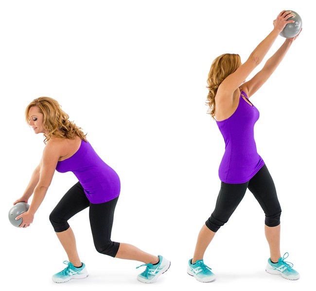 4. Wood Choppers: The wood chopper is a great move because not only is it great for your abs, but it target all the other main muscles in your body!
