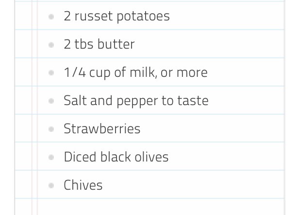 Fun Foods For Kids Potato Snowman 