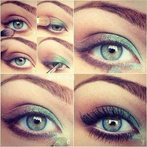 Green Eyeshadow Tutorials 🌴