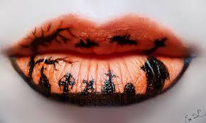 "Beautifully Creepy Halloween Lip Makeup Ideas"