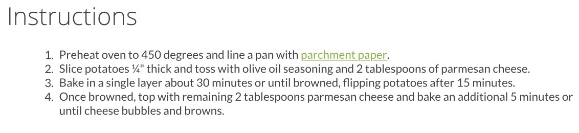 Crispy Parmesan Potatoes