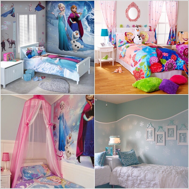 Frozen Movie Inspired Kids Bedroom Ideas
