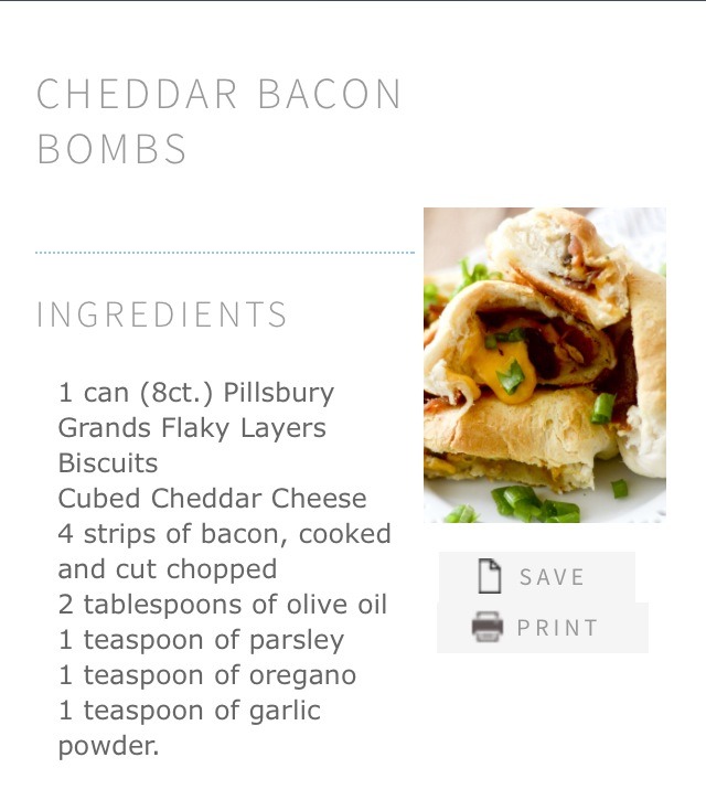Cheddar Bacon Bombs