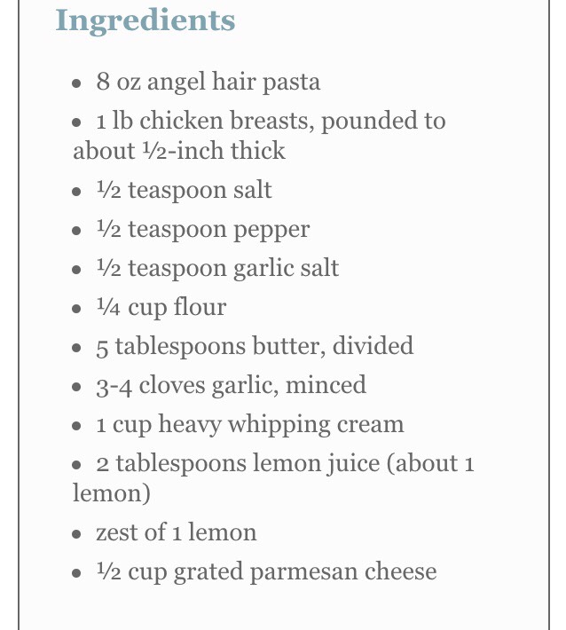Crispy Lemon Chicken Pasta 😍