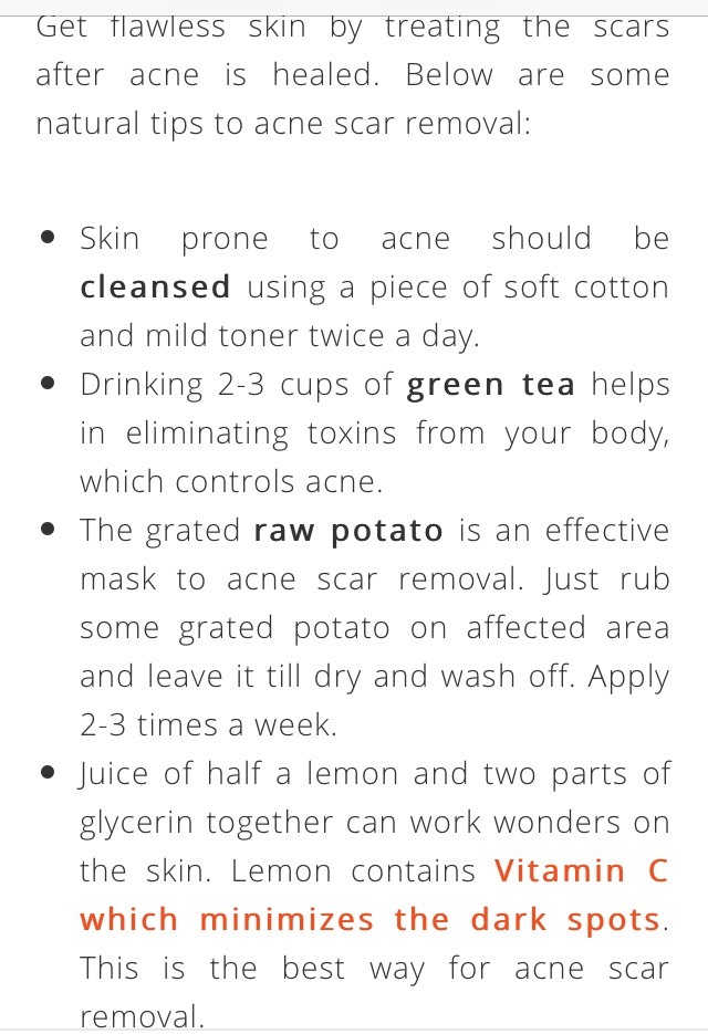 Acne Scar Removal Tips for Flawless Skin😍😍😍