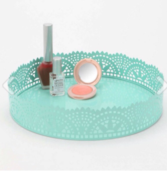 Cut Lace Vanity Tray, $24, urbanoutfitters.com 