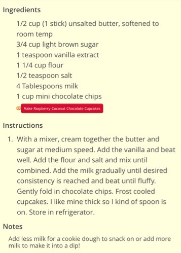 Cookie Dough Frosting 