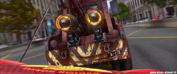 ...and again on Mater's license plate in "Cars 2."