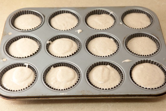 Then put your batter into a muffin tray and set into your oven for 15-20 minutes