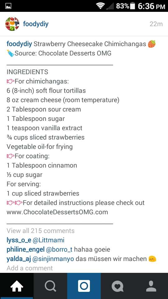 Delicious Recipe For Strawberry Cheesecake Chimichangas