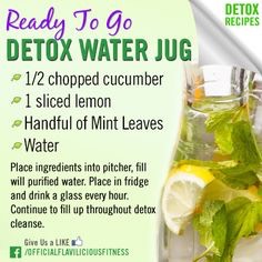 Fat Flush  Detox Drink 👍💪💯