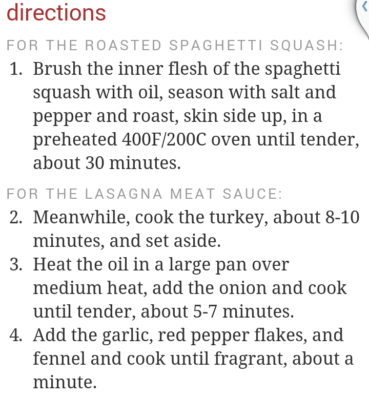 SPAGHETTI SQUASH LASAGNA BOWL