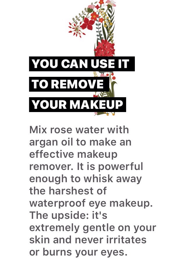 BENEFITS OF ROSE WATER 