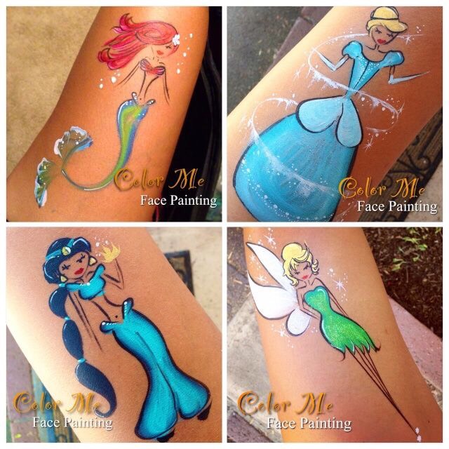 Face And Body Paint: Disney Inspired. 