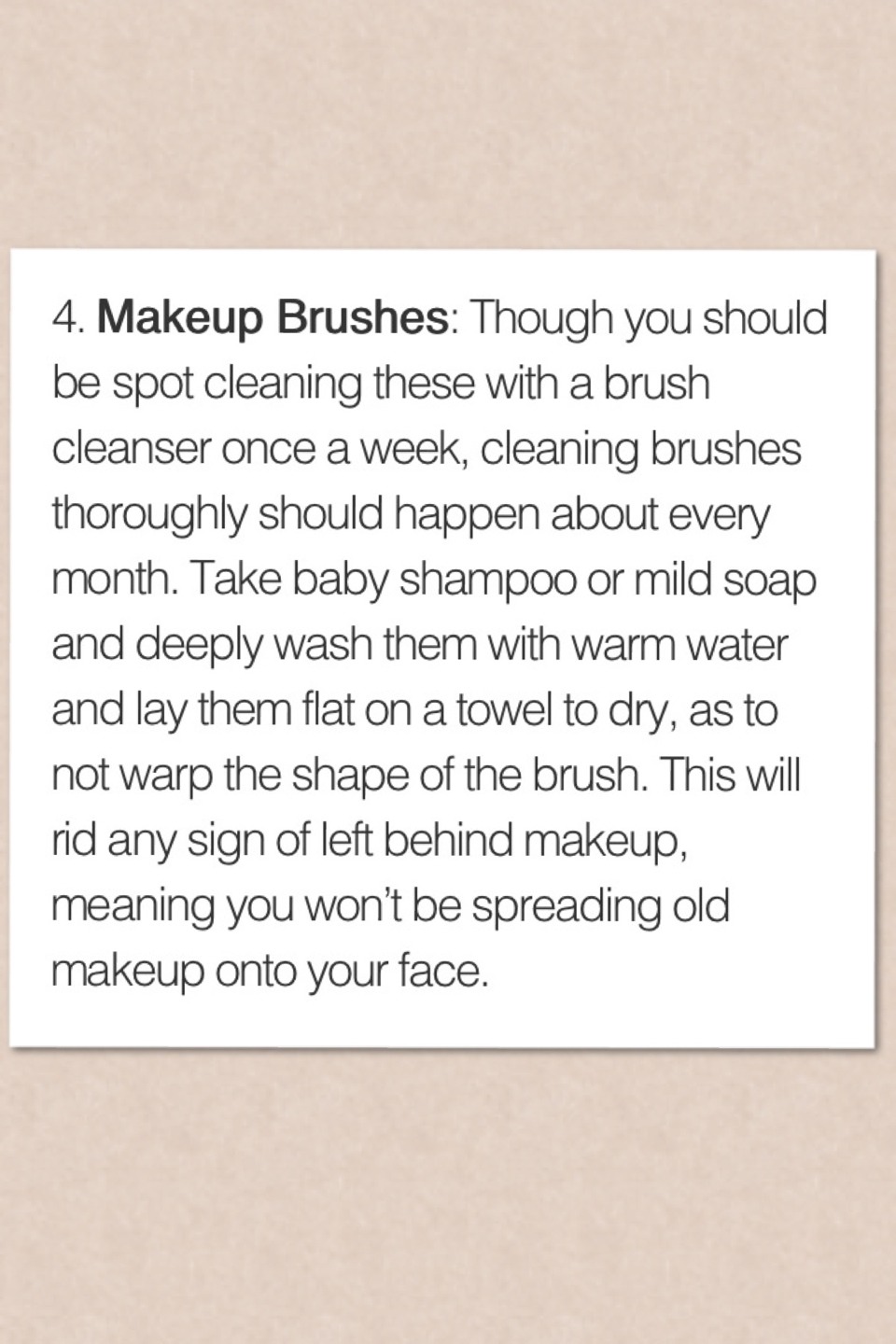 How To Clean Every Tool In Your Makeup Bag