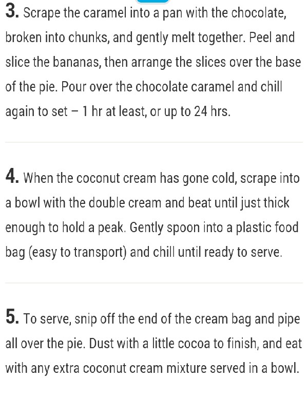 chocolate coconut bonoffee pie