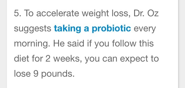 Dr Oz's 2 Week Rapid Weight-loss. "Lose 9 Lbs. In 14 Days"✨✨✨✨