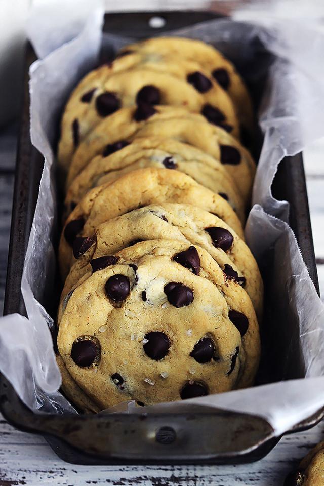 SALTED CARAMEL CHOCOLATE CHIP COOKIES 