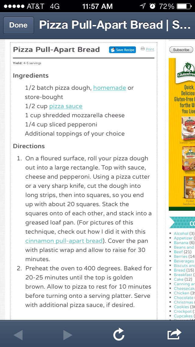 Pizza Bread 😋