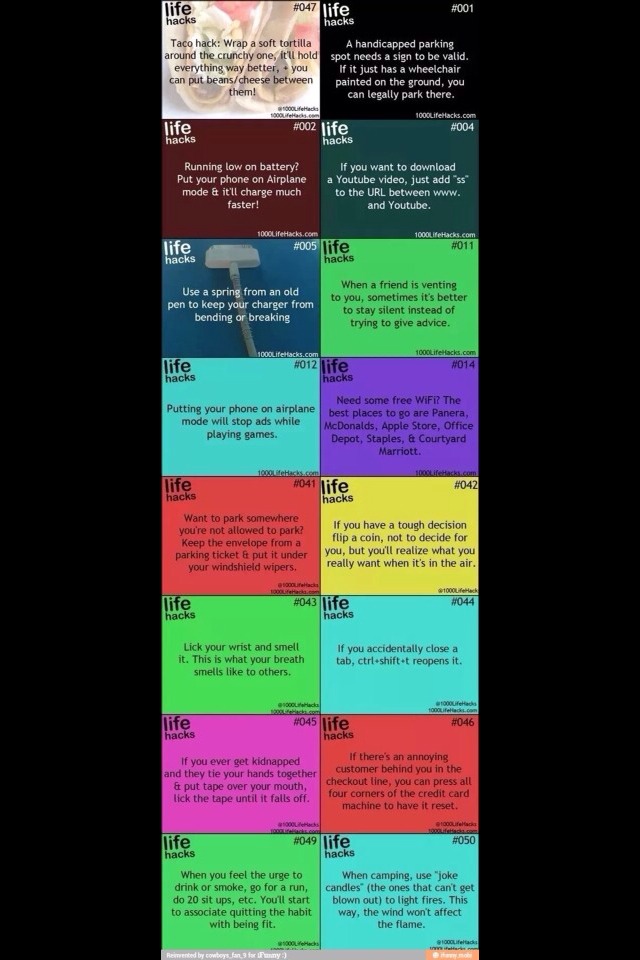 Life Hacks 