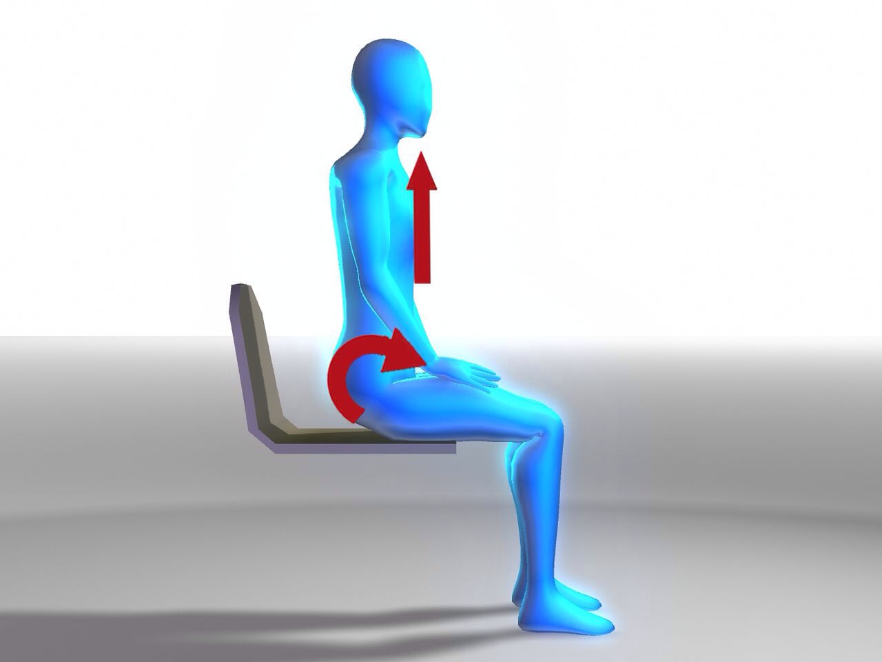 Sit straight up! Having good posture burns about 10% more calories than when you slouch.