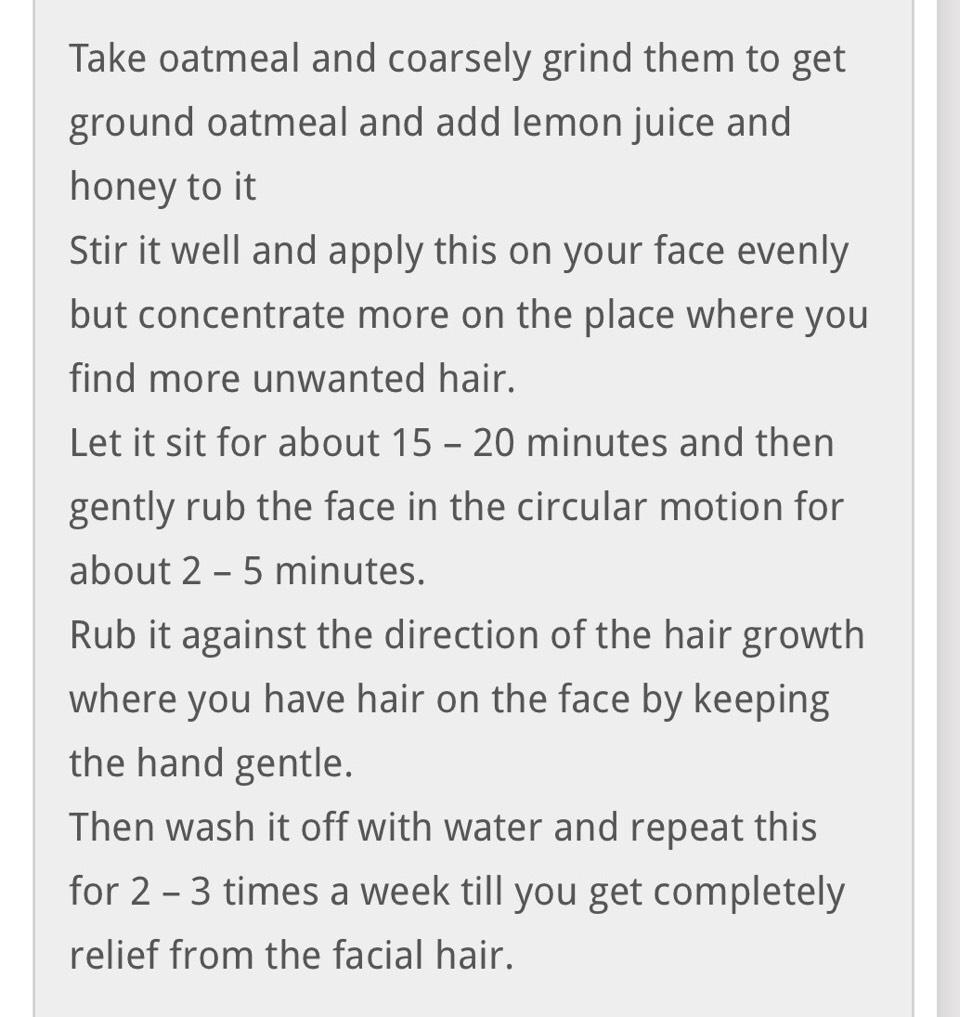 Get Rid Of Facial Hair Naturally.