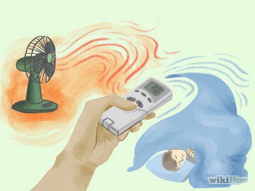 (2) Control the temperature. 
-The optimal sleep temperature varies by person but usually lies somewhere between 60.8 and 68 degrees Fahrenheit (16 - 20 degrees Celsius