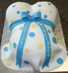 baby shower pregnant belly cakes 