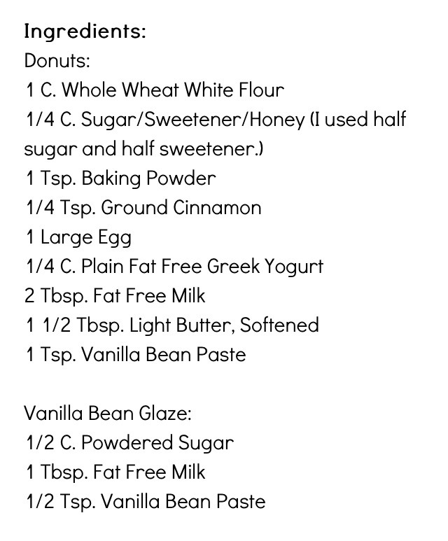 ✨💥 Skinny Vanilla Bean Donuts💥✨😋👌