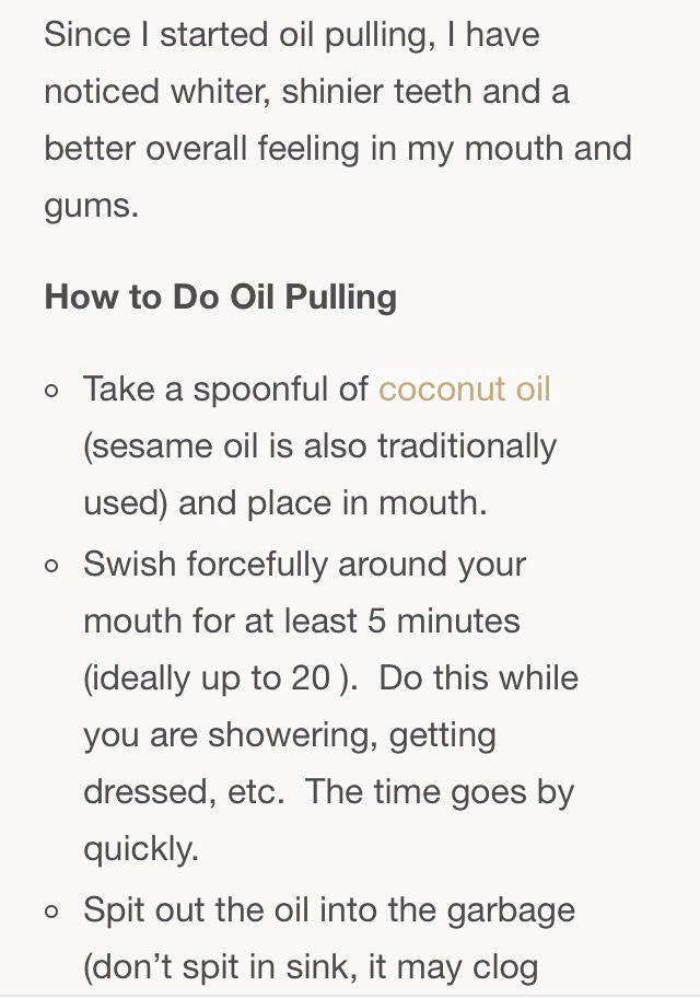 What is Oil Pulling??