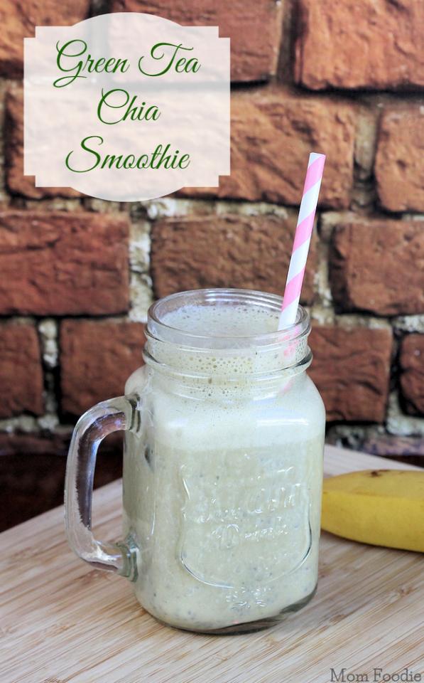 3. Vegan Green Tea Chia Smoothie