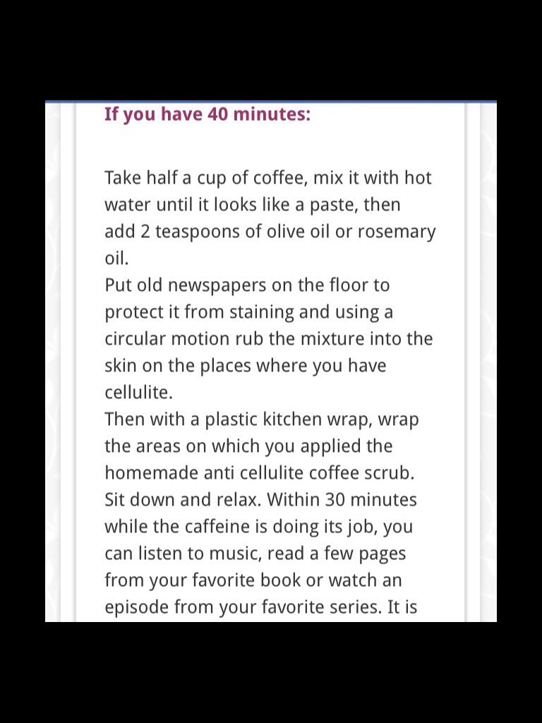 Coffee Scrub Treatment 