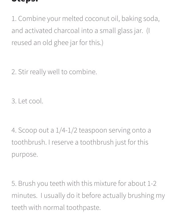 💜Homemade Teeth Whitening Scrub💜
