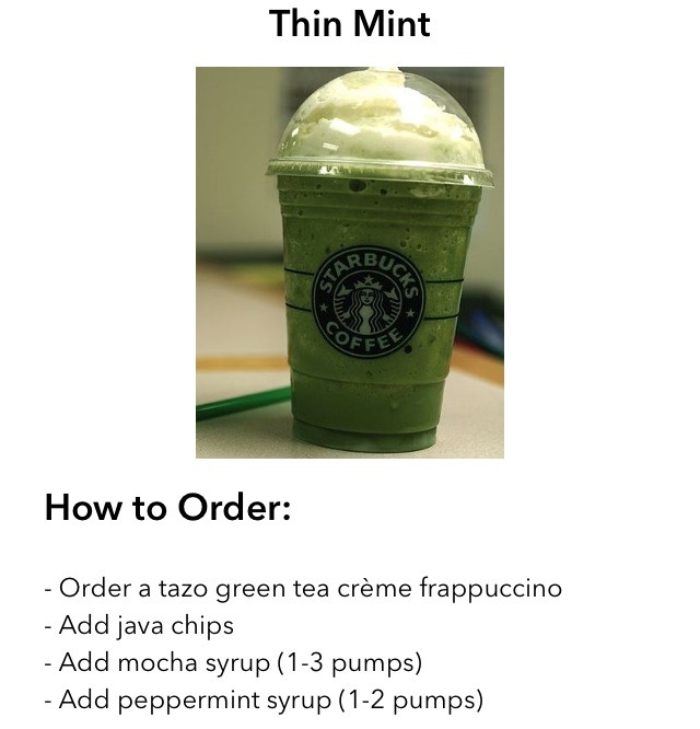 6 Starbucks Secret Frapps
