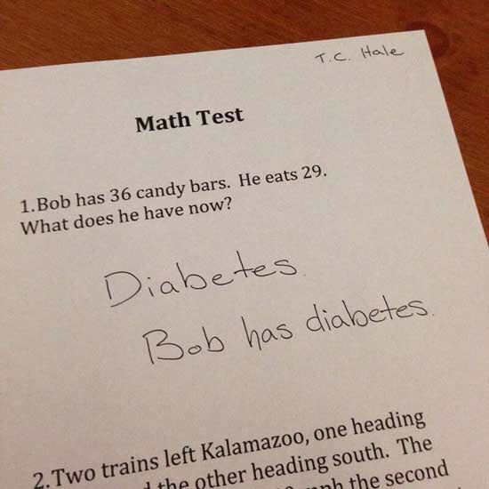 Funny Test Answers
